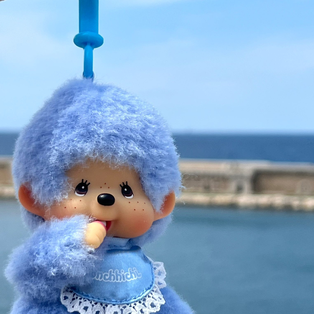 Monchhichi Keychains - Colors Blue