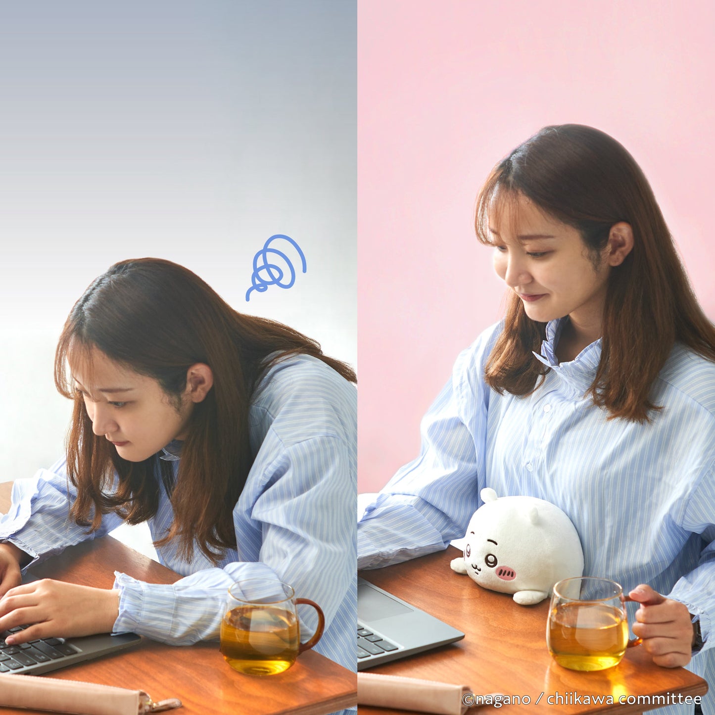 Posture Pal Chiikawa - Chiikawa (1pcs)