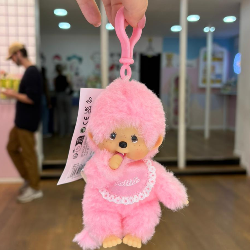 Monchhichi Keychains - Colors Pink