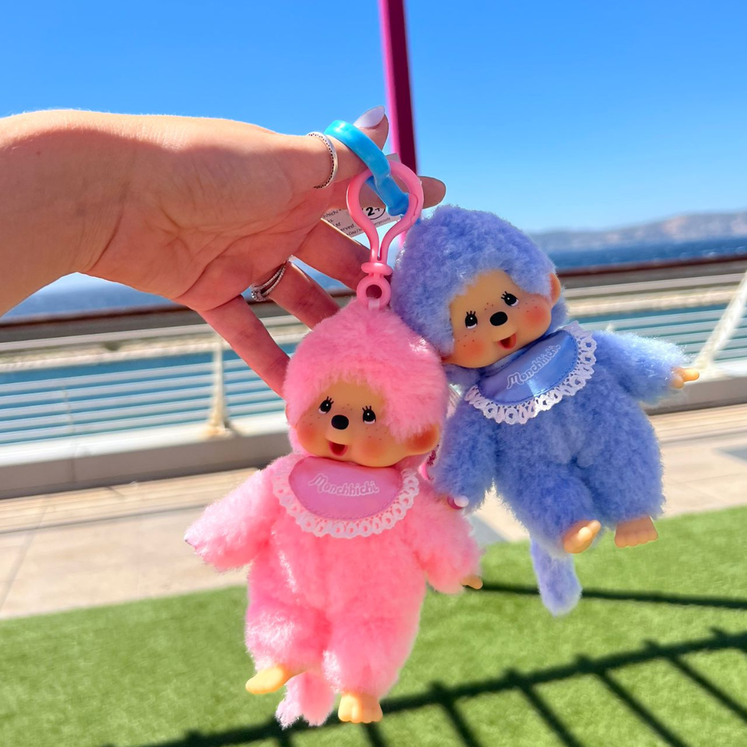 Monchhichi Keychains - Colors Blue